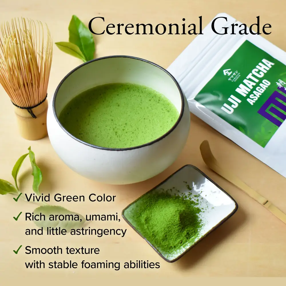 Authentic Japanese Tea Ceremonial Grade Uji Matcha ASAGAO 50g(1.76oz) - Image 4