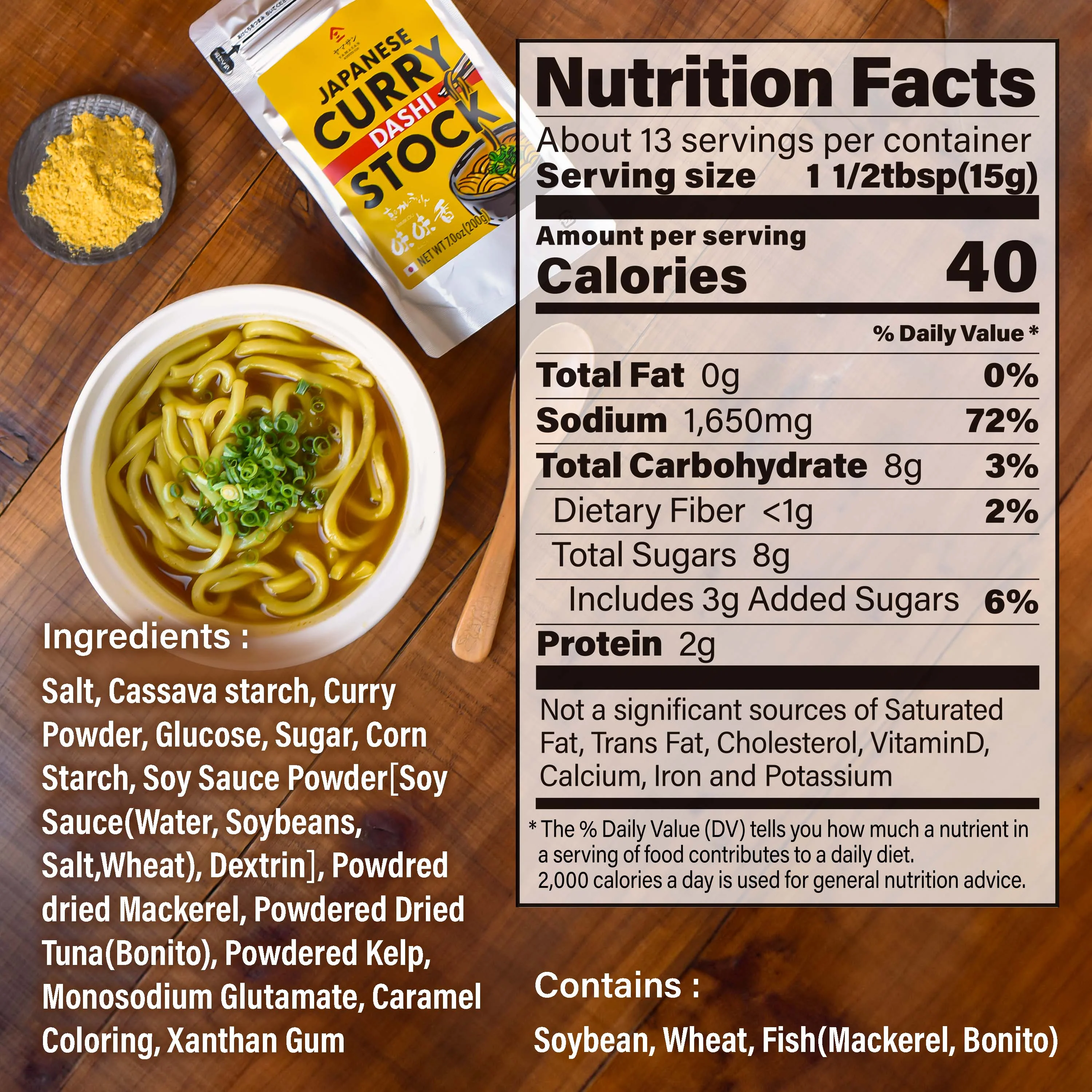 Curry Dashi Stock 200g(7.0oz) - Image 3