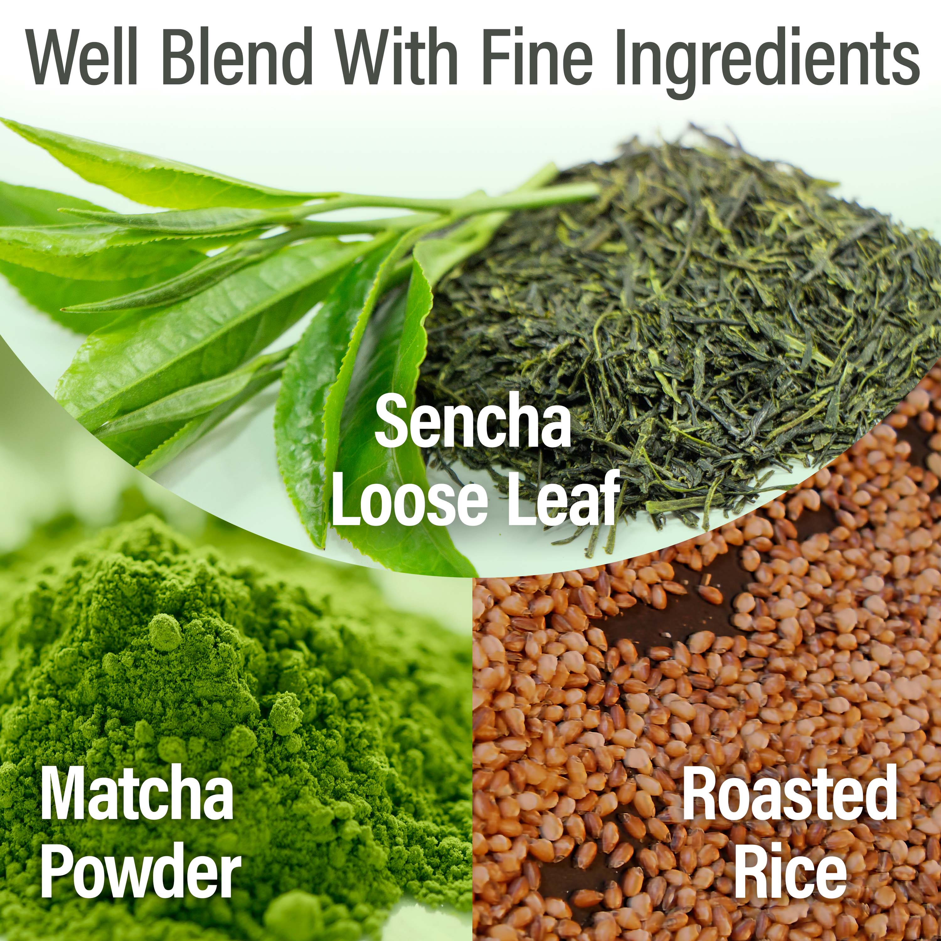 Genmaicha Green Tea with Matcha (Tea Bags) 3gx 60Bags - Image 4