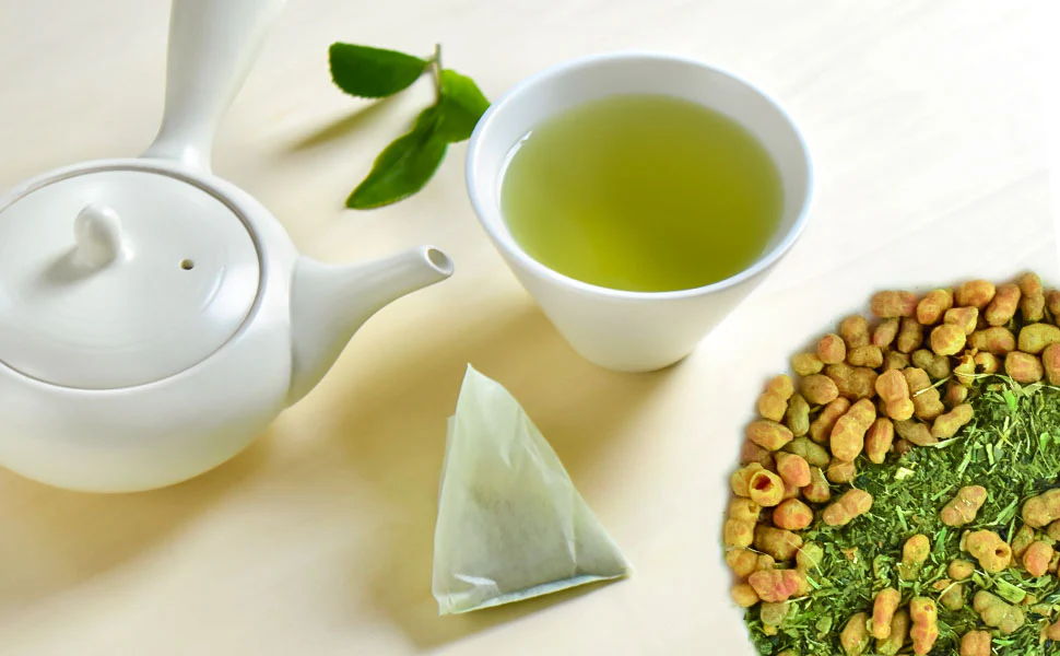 Genmaicha Green Tea with Matcha (Tea Bags) 3gx 60Bags - Image 8