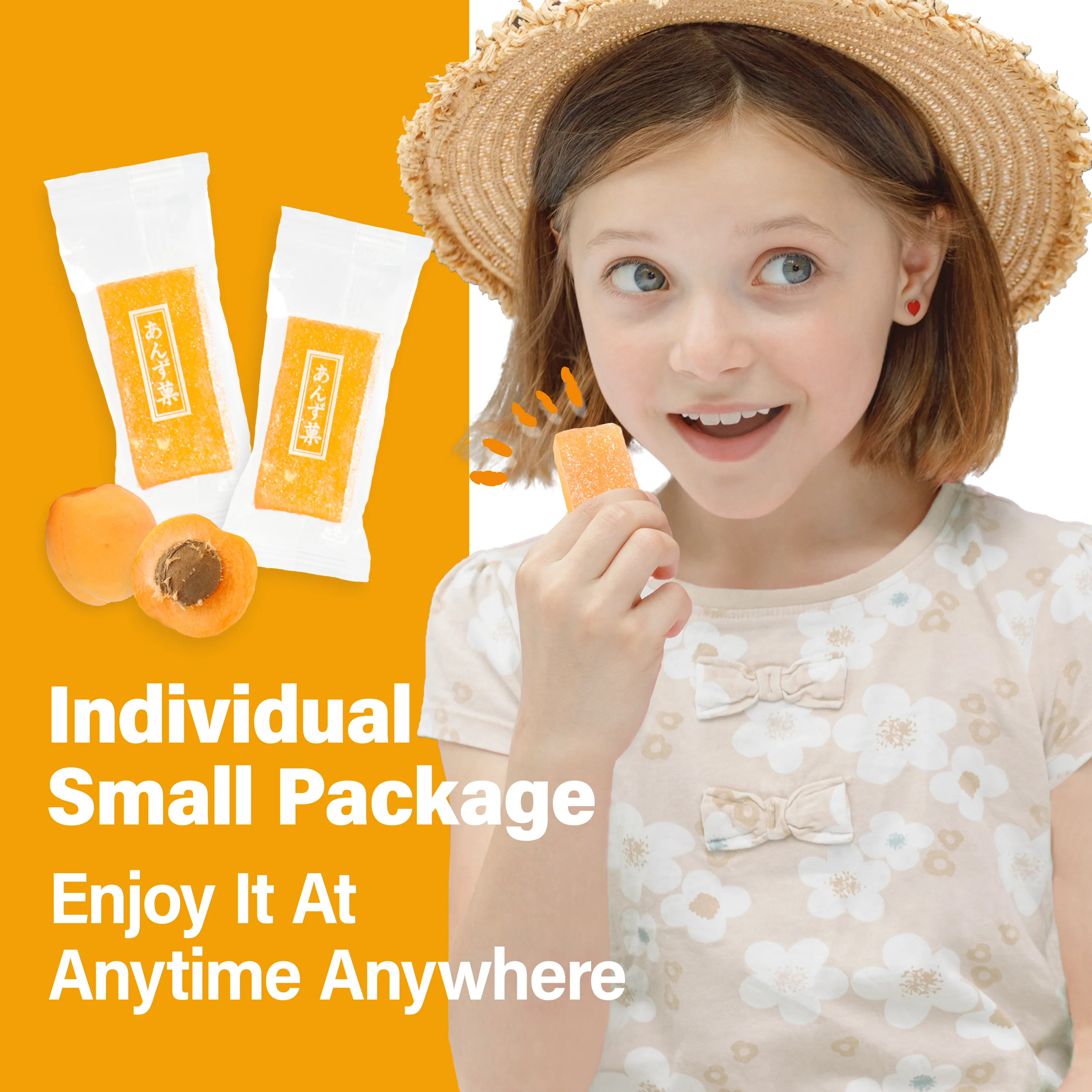 Jelly Fruit Mochi (Apricot) 300g(10.58oz) - Image 4