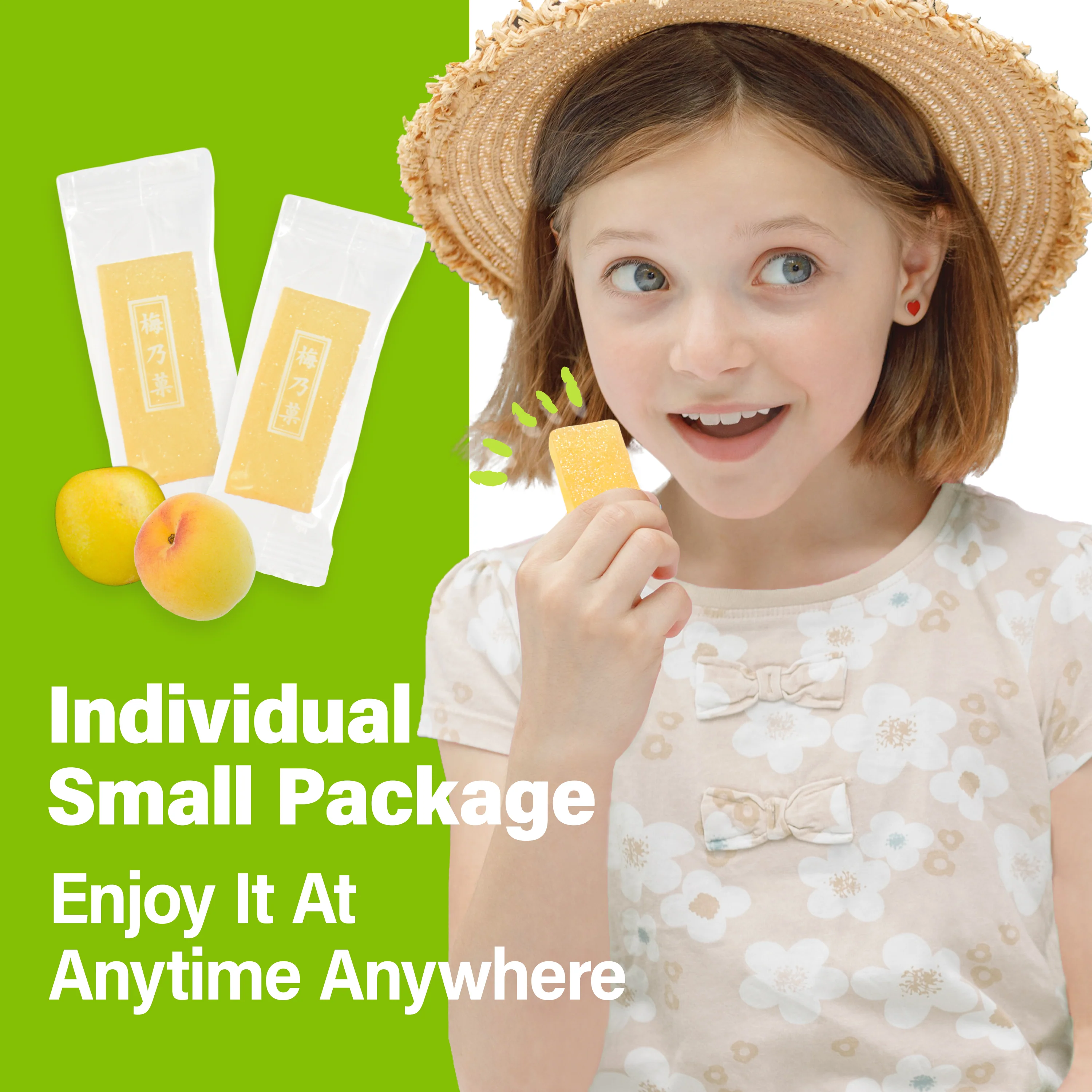 Jelly Fruit Mochi (Ume Plum) 300g(10.58oz) - Image 5