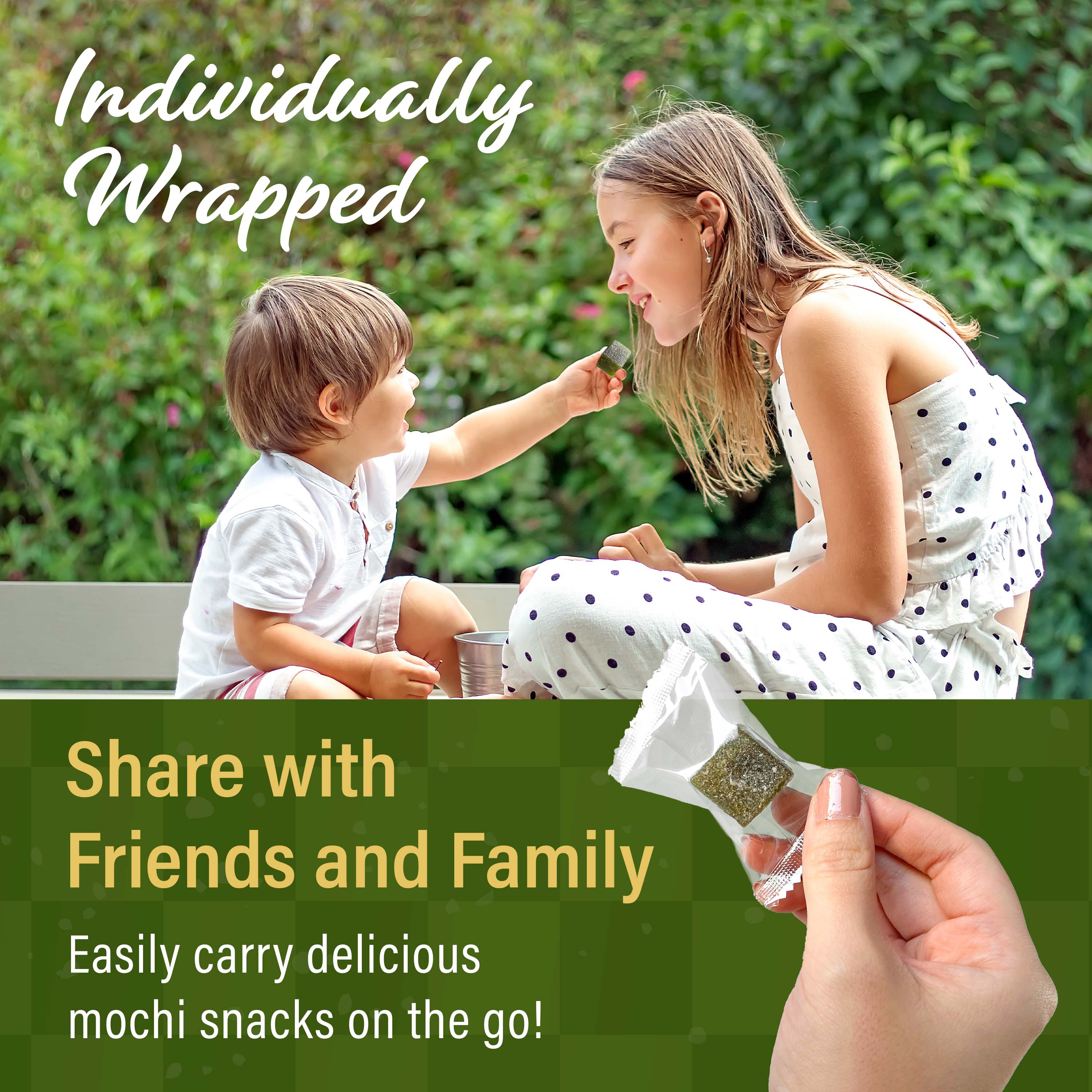 Matcha Agar Mochi Candy 290g(10.2oz) - Image 4