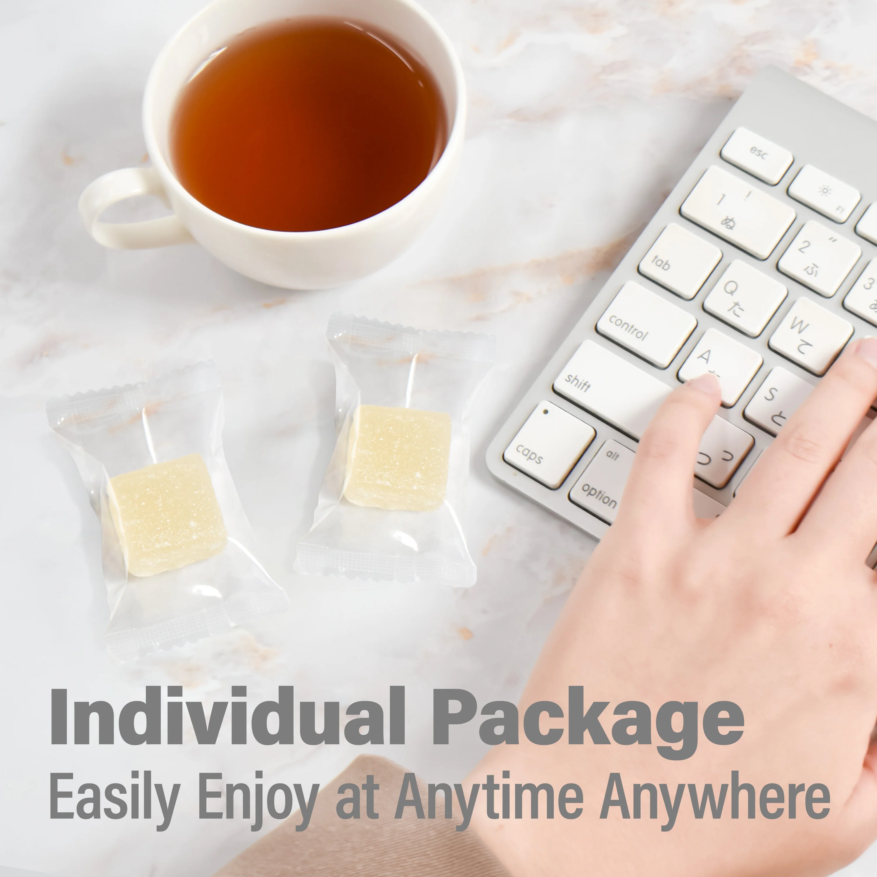 Mochi Candy (Momo White Peach Flavor) 300g(10.58oz) - Image 3