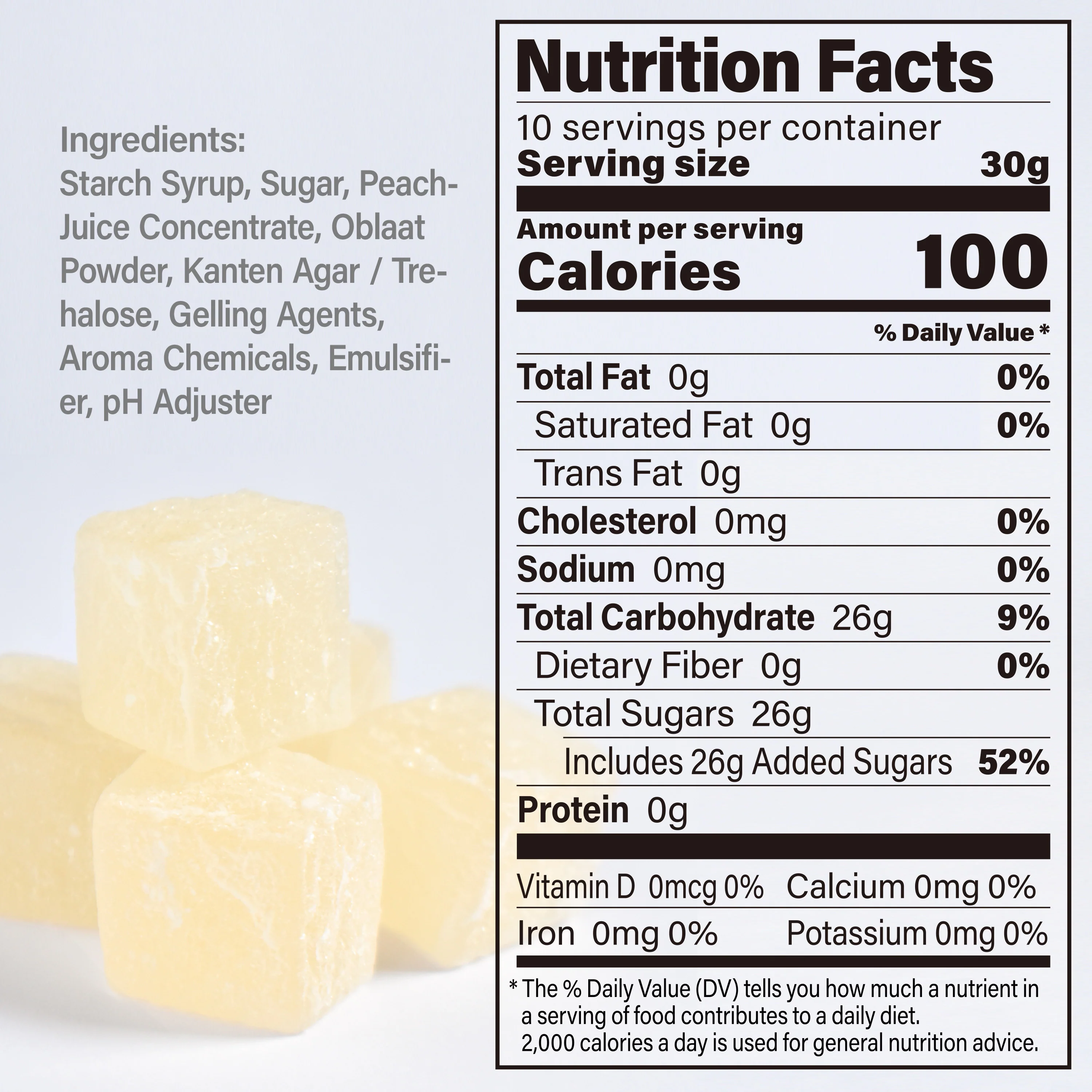 Mochi Candy (Momo White Peach Flavor) 300g(10.58oz) - Image 7