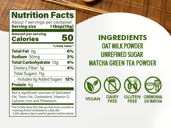Oat Milk Matcha Latte Powder - Image 11