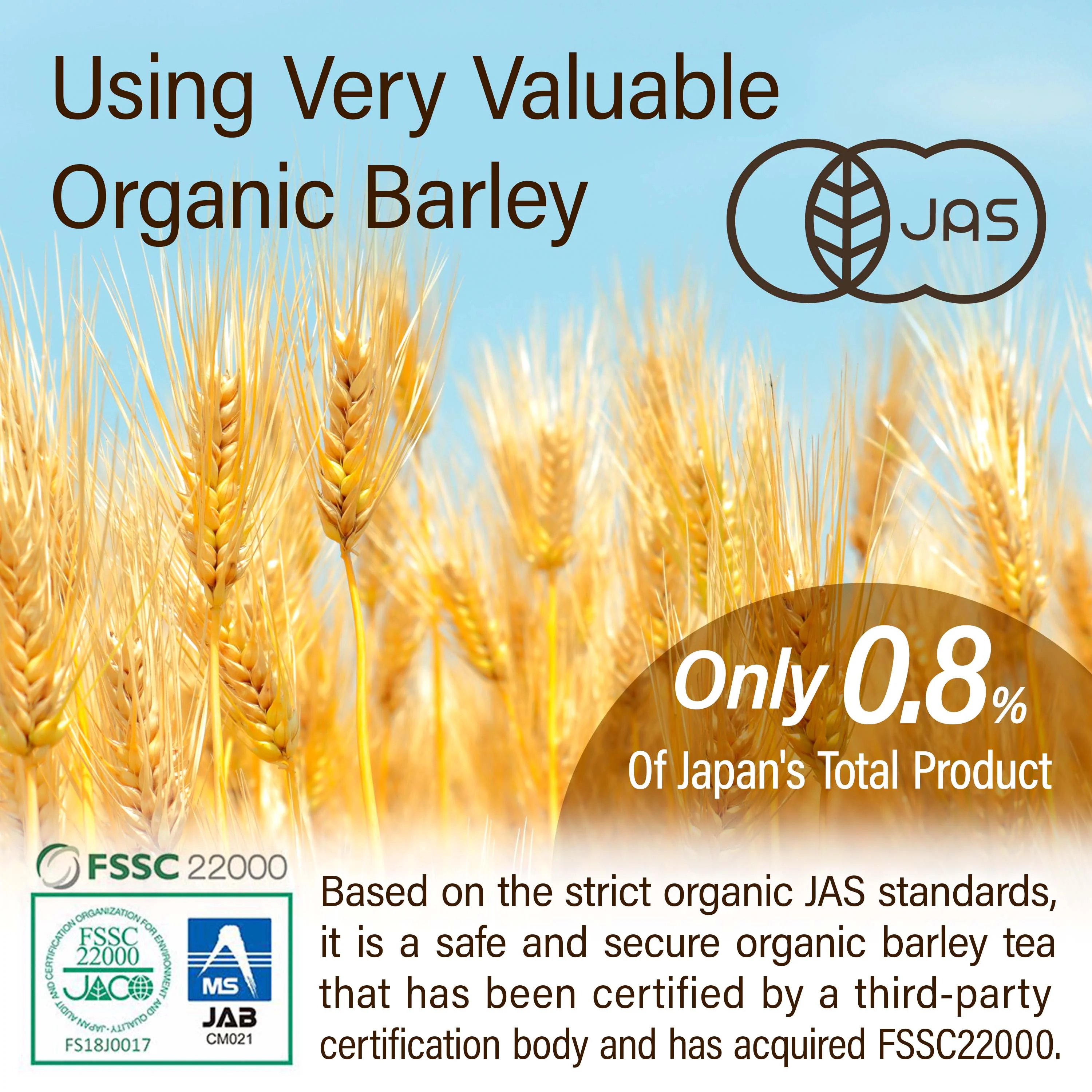 Organic Barley Tea Bags 30bags - Image 3