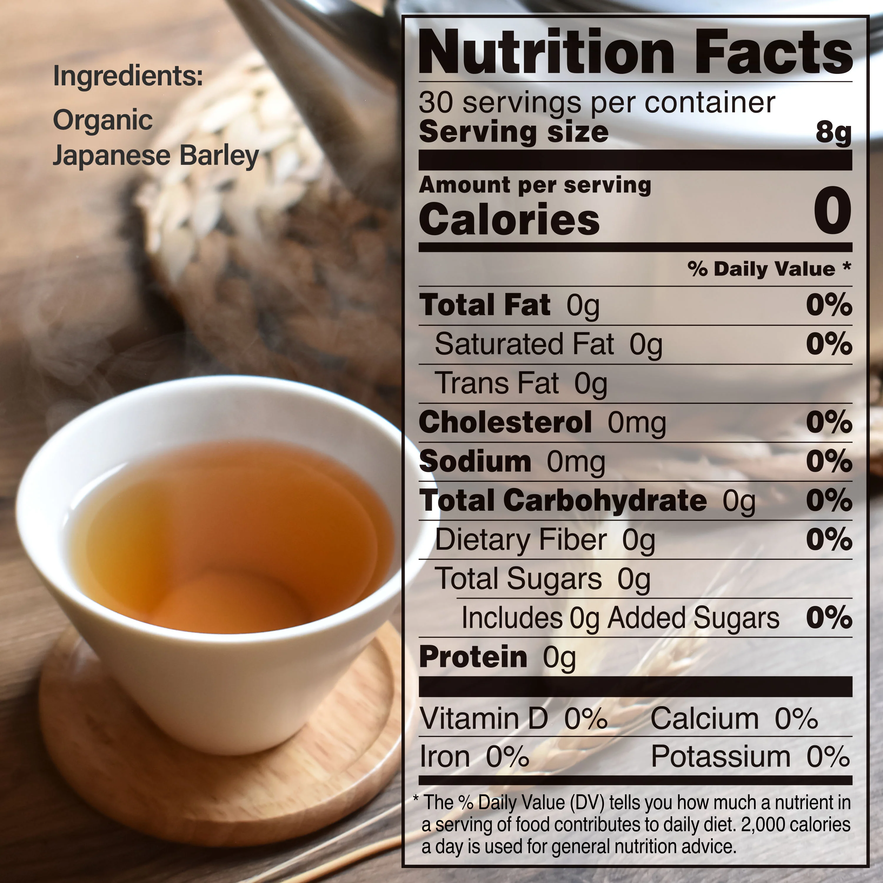 Organic Barley Tea Bags 30bags - Image 7