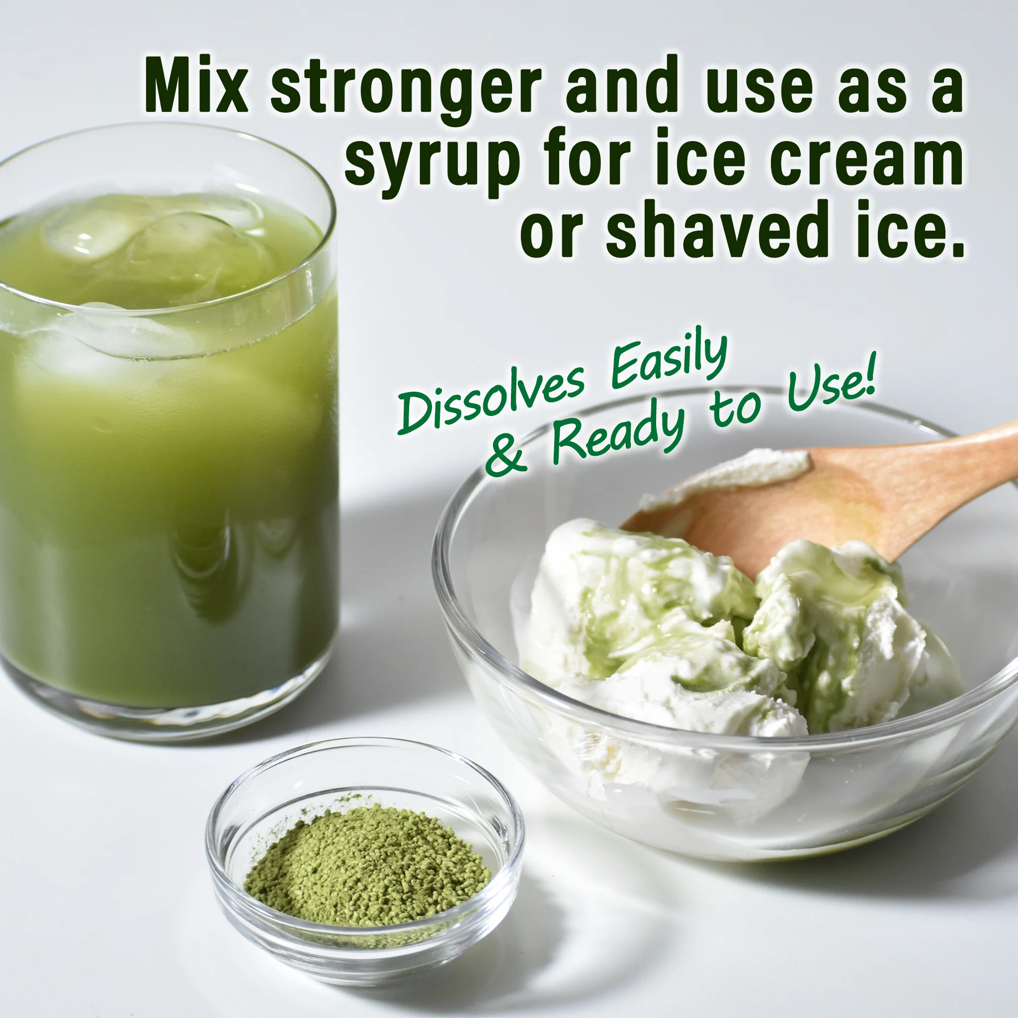 Organic Matcha Green Tea With Sugar 200g - Image 3