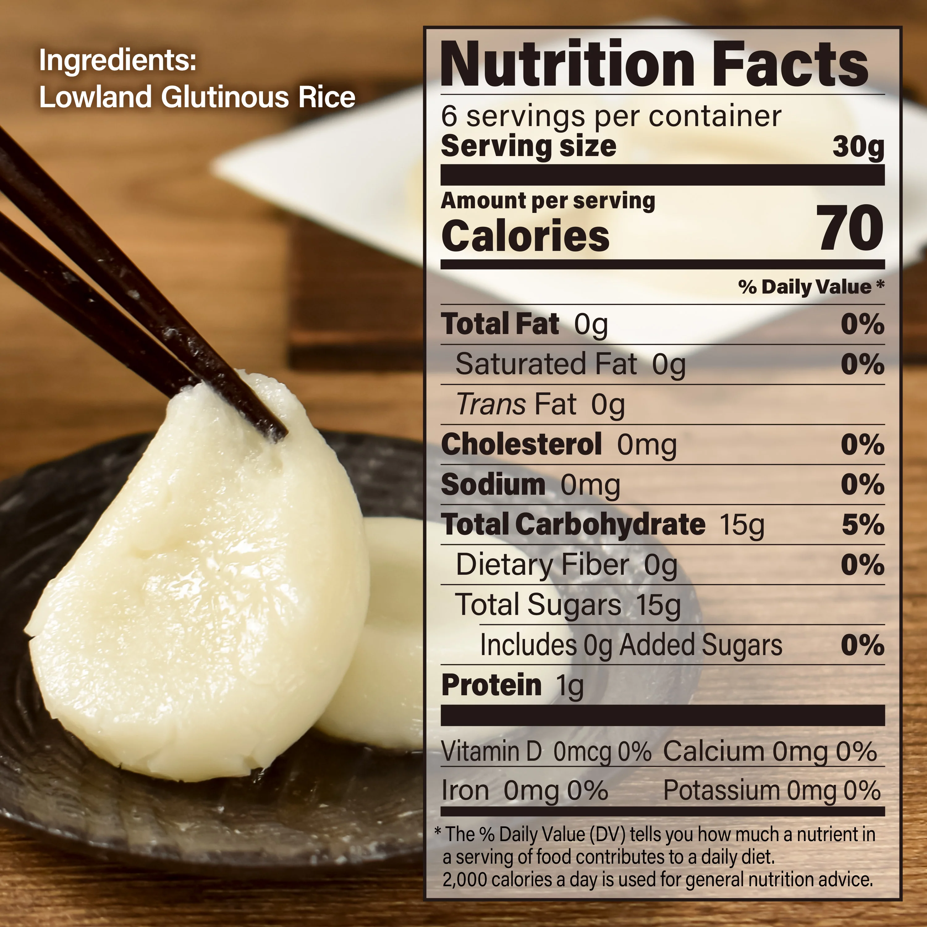 Rice Cake Mochi (Round) 180g(6.3oz) - Image 7