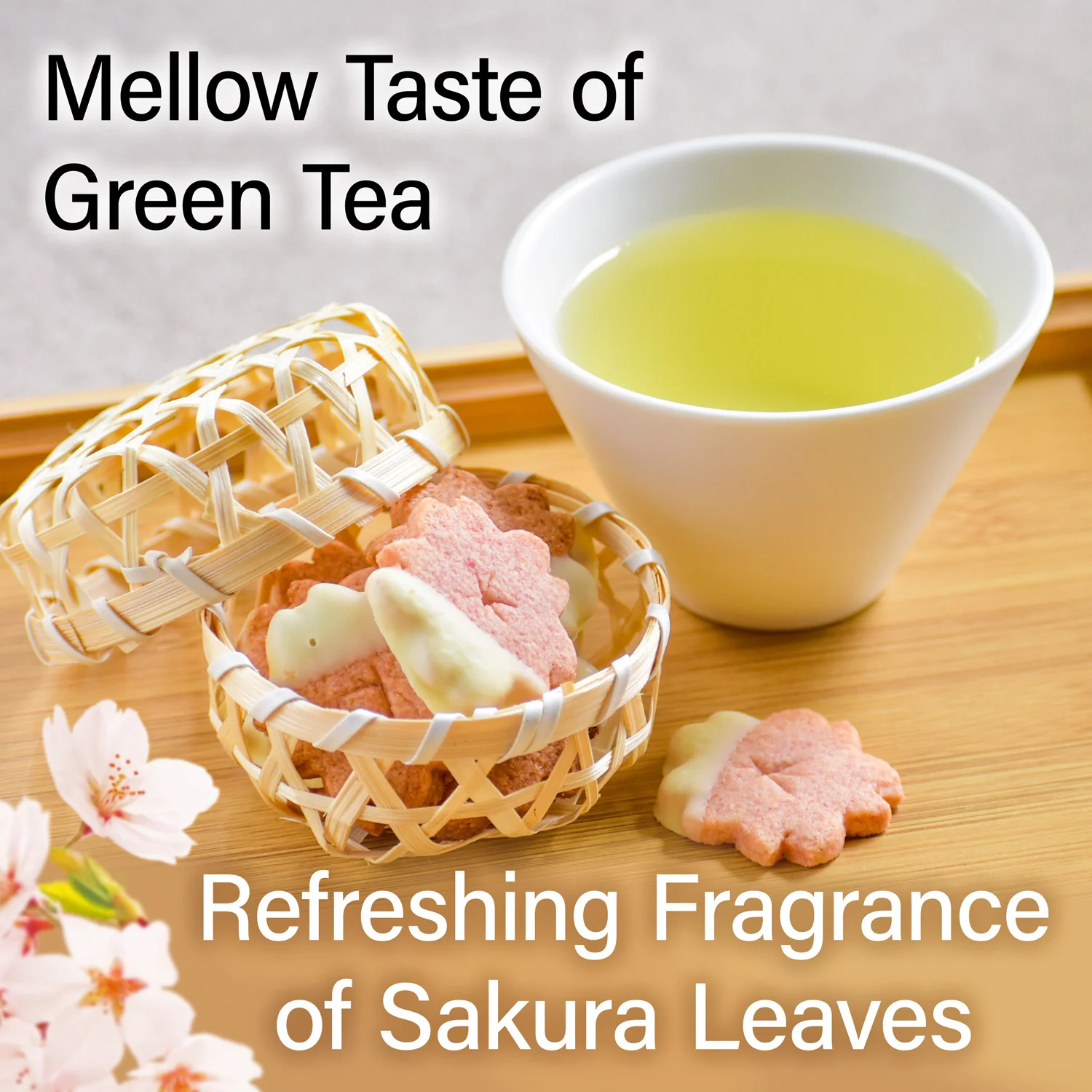Sakura Sencha Floral Green Tea with Sakura petals 80g(2.82oz) - Image 5